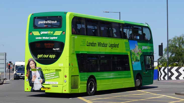 Reading Buses ADL Enviro400 1208 Green Line